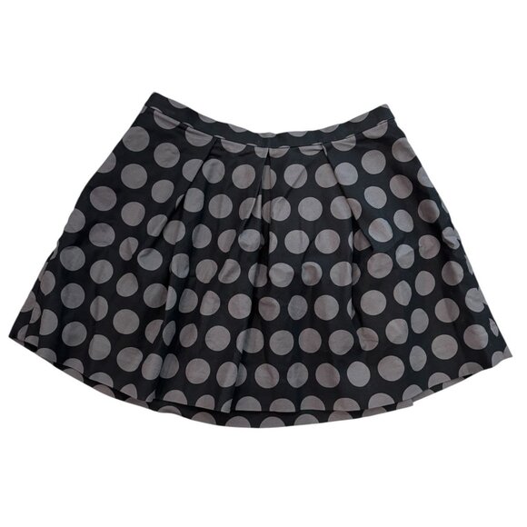 Gap Designed & Crafted Polka Dot Pleated Skirt Size 10 Retro Mini - Picture 4 of 4